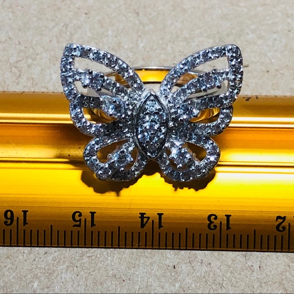 CZ Butterfly Ring - Picture 8 of 8